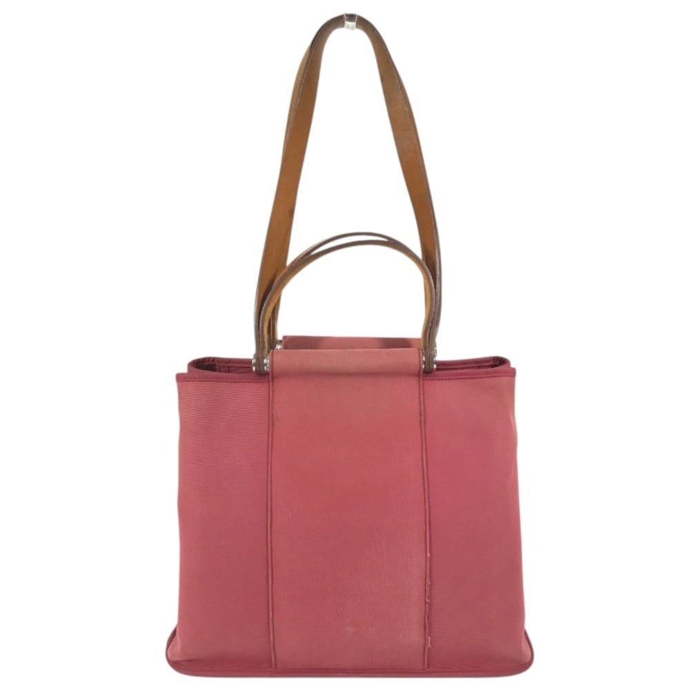 HERMES Cabas Elan PM Vertical Shoulder Bag, 2-Way Tote Leather, Canvas, Men's...